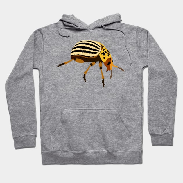 Colorado Potato Beetle Hoodie by stargatedalek